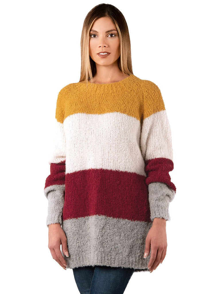 Striped Boucle Oversized Sweater Clothing Smooth Alpaca Fashion Striped Medium 