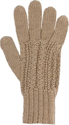 Smooth Cable Alpaca Gloves Gloves Alpaca Classic Beige 