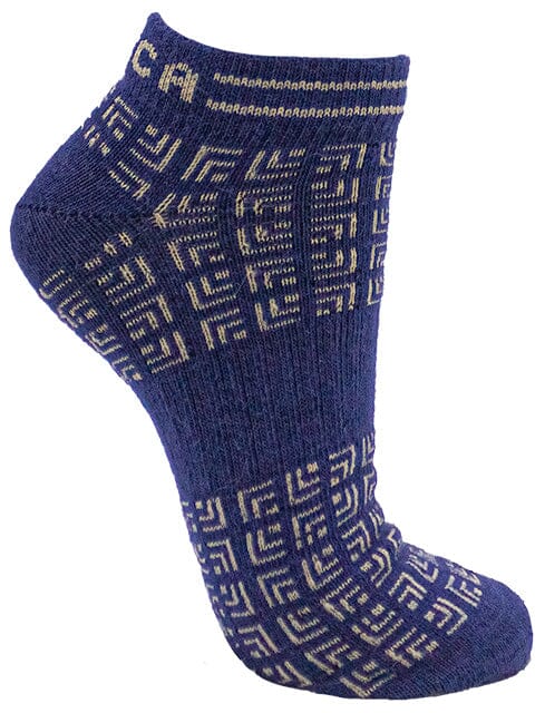 Shorty Geometric Alpaca Socks Alpaca Socks Alpaca Classic Graphite Beige Small 